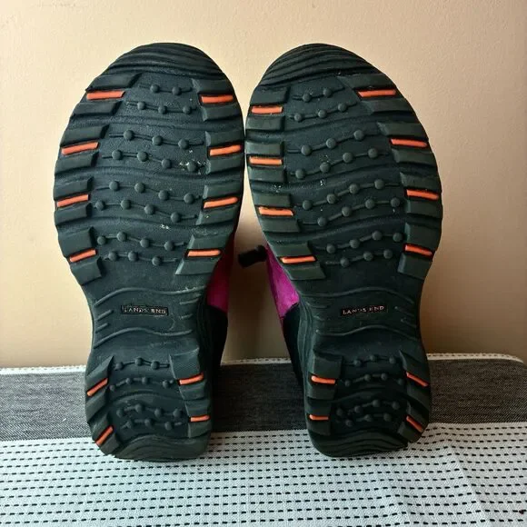 Lands End Extreme Squall Pink Quilted Hiking Snow Boots 34688 Women’s Size 10B - Picture 6 of 7